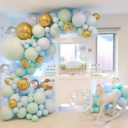 Balloon arch garland kit blue - garland,