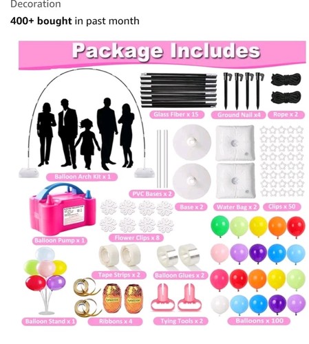 Balloon arch kit - arch, with