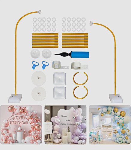 Adjustable height balloon arch - adjustable,